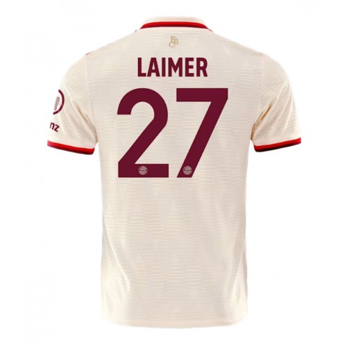 Fotbalové Dres Bayern Munich Konrad Laimer #27 Alternativní 2024-25 Krátký Rukáv